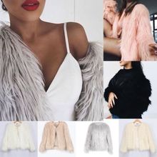 2018 New Fashion Luxury Women Faux Fur Cardigan  Coat Autumn Winter Jacket Warm Overcoat Outwear Clothes 2024 - buy cheap