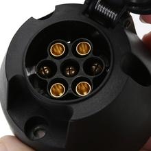 12V 7 Pin Tomada Elétrica Plug Engate de Reboque de Plástico Adaptador de Fiação do Conector do Soquete Do Plugue Do Carro Acessórios Do Carro novo 2024 - compre barato