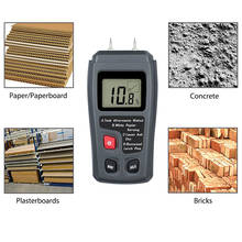 Digital Logs Moisture Meter Damp Meter / 0-99% Wood Humidity Tester Detector/Firewood Logs Timber Humidity Measuring Device 2024 - buy cheap