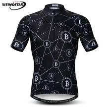 Weimostar-camiseta esportiva masculina para ciclismo, camiseta manga curta, secagem rápida, equipe profissional, ciclismo, mtb 2024 - compre barato