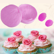 En forma de hoja de peonías y rosas para pastel, molde de silicona para decoración de tartas, 3D Fondant, molde de pastel de Chocolate para cocina, herramienta para hornear pasteles 2024 - compra barato
