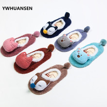 YWHUANSEN 0 to 4Yrs Newborn Spring Autumn Fox Sock Coral Fleece Cute Sokken Cartoon Meias Soft Animal Pattern Baby Boy Sock Girl 2024 - buy cheap