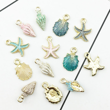 Starfish Conch Sea Shell Pendant DIY Charms Jewelry Findings Components Jewelry Making Handmade Accessories Nautical Charms New 2024 - buy cheap