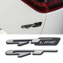 Stereo 3D Emblem Logo GT LINE Car Sticker Car Tuning For Kia K9 Forte Ceed Cerato RIO K3 K5 Optima Sorento Seltos Accessories 2024 - buy cheap