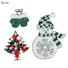 3pcs/set  Christmas Shoes Hat Gloves Santa Claus Brooch  Snowman Pins Xmas Christmas 2024 - buy cheap