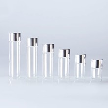 50pcs/lot 5ml 8ml 10ml 14ml 16ml 20ml Small Clear Bottles Glass Vial With Aluminum Cap For Wedding Holiday Decor Christmas Gifts 2024 - buy cheap