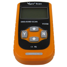 Vgate OBD2 сканер VS550 Автомобильные диагностические инструменты CAN EOBD/ODBII новейший vs550 OBD 2 считыватель кодов VS 550 диагностический сканер 2024 - купить недорого