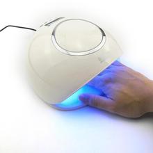 Портативный 24LED 48 Вт сенсор Сушилка для ногтей лампа таймер УФ-гель для ногтей и ногтей на ноготках Гель-лак для ногтей отверждение дизайн ногтей сушильная машина для маникюра 2024 - купить недорого
