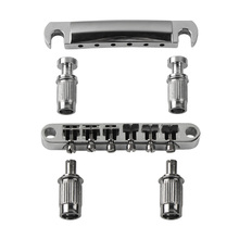 NEW Tune-O-Matic Electric Guitar Bridge & Tailpiece Set for Guitar Accessories,Chrome 2024 - buy cheap