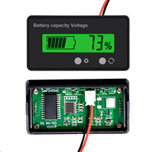 Battery Detector LCD Screen Capacity Monitor Gauge Meter Lead Acid Battery Status Indicator Lithium Battery Capacity Tester 2024 - buy cheap