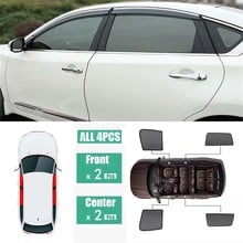 Side Windows Magnetic Sun Shade UV Protection Ray Blocking Mesh Visor Fit For Nissan Teana L33 2013-2018 2024 - buy cheap