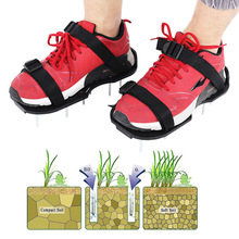 1 Pair Garden Yard Grass Cultivator Scarification Lawn Aerator Nail Shoes Tool For Lawns Gardens Patios 2024 - buy cheap