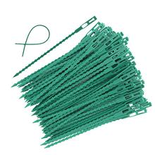100 laços ajustáveis da torção da planta do jardim dos pces 6.7 Polegada laços plásticos flexíveis da torção multi-uso para laços seguros do cabo do verde 17cm da videira 2024 - compre barato