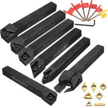 Hot 21PCS 12mm Solid Carbide Inserts Holder Set Boring Bar DCMT CCMT With Carbide Inserts Wrenches For CNC Lathe Turning Tools 2024 - buy cheap