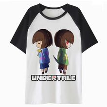 Футболка Frisk Undertale Мужская, смешная рубашка в стиле хоп, хип-топ в стиле Харадзюку, уличная одежда для PF2379 2024 - купить недорого