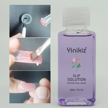 Yinikiz Poly Extension Nail Gel UV Soak Off Nail Liquid Slip Solution Reduce Glue Viscosity Clear Slide Liquid 2024 - buy cheap