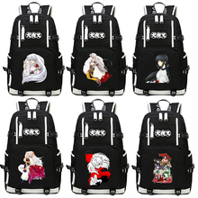 Japan Anime Inuyasha Backpack Cartoon School Bag Student Bags Shoulder Anti Water Boy Girls Students book bag package 2024 - buy cheap