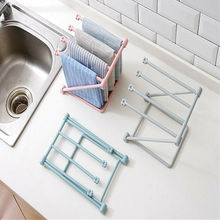 Multifunction Foldable Kitchen Drying Rack Shelf Holders Bathroom Supply Vertical Towel Cloth Bottles Holders Racks 2024 - buy cheap