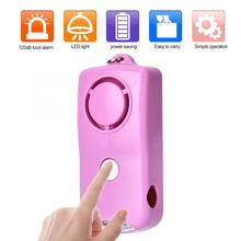 120db Elderly Girl Child Personal Security Alarm Self Defense Alarm Keychain with LED Light Pink 2024 - buy cheap