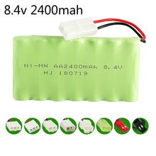 (M model) 8.4v 2400mah NIMH Battery 8.4v Ni-MH battery pack for RC toy Car Boat GUN TANK Truck Trains RC toy model Battery 1pcs 2024 - buy cheap