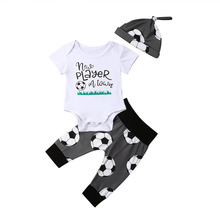3 шт./комплект, хлопковые футболки с коротким рукавом для новорожденных мальчиков 0-18 месяцев 2024 - купить недорого