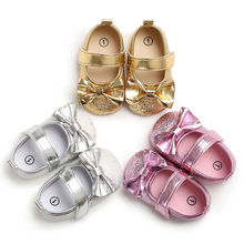 New Toddler Infant Baby Girls Summer Princess Shoes Crib Sole Prewalker Kids Shoes 2024 - buy cheap