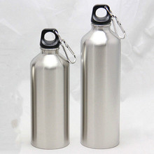 750ML or 500ML 2018 New Sliver Water Stainless Steel Double Vacuum Insulated Bottle Sport Drinking Water Bottles with Lid Rope 2024 - buy cheap