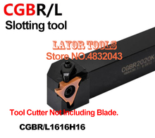 CGBR1616H16 16*16*100MM External Grooving Turning Slotting Tool Holder For Lathe Machine CNC Cutting Turning Tool Set Holder 2024 - buy cheap
