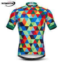 Weimostar-Camiseta de Ciclismo para hombre y mujer, ropa deportiva de equipo profesional, colorida, de verano, 2021 2024 - compra barato