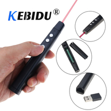 Kebidu Wireless Remote Control Laser Pen RF 2.4GHz PowerPoint Clicker Presentation Remote USB Control Pen + Receiver For Office 2024 - buy cheap
