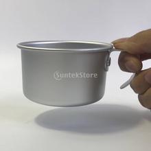 Ultralight Coffee Mug Camping Aluminum Tea Cup Water Wine Beverage Drinking Tumbler with Handle Shatterproof 160ml 2024 - buy cheap