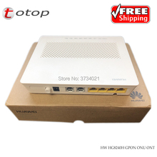 free shipping HUAWEI modem hg8240h GPON ONU ONT 4FE+2TEL fiber optic onu gpon modem Same Function As HG8245H HG8247H 2024 - buy cheap