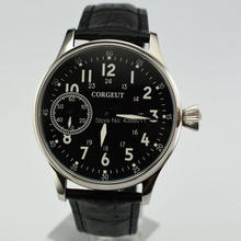 Corgpus relógio luminoso masculino, relógio mecânico com corda manual de 44mm da moda 6497 2024 - compre barato