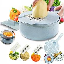 8 In 1 Vegetable Cutter Kitchen Accessories Mandoline Slicer Vegetable Slicer Potato Peeler Carrot Onion Grater With Strainer 2024 - buy cheap