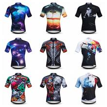 Camiseta de manga corta de ciclismo para hombre, Ropa transpirable para montar en bicicleta de montaña, verano, 2018 2024 - compra barato