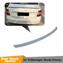 Rear Trunk Spoiler Boot Wing Lip For Volkswagen Skoda Octavia 2014 ABS Grey Primer Unpainted 2024 - buy cheap