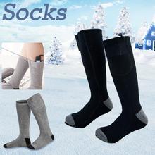 Winter Outdoor Unisex Electric Heated Socks Rechargeable Battery Operated Winter Foot Warmer Socks Warming Socks Thermosocks 2024 - buy cheap