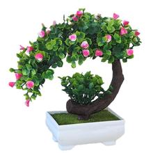 Artificial Simulation Of Rose Potted Plant Fake Flower Bonsai Plastic Flower Set Home Decorations Indoor Dining Room Living Room 2024 - buy cheap