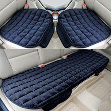 Car Front Rear Universal Seat Cover Winter Warm Black Seat Cushion Anti-Slip Rear Back Chair Seat Pad For Vehicle Auto Protector 2024 - buy cheap