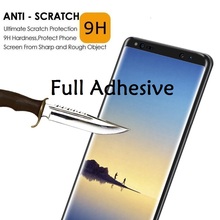 Закаленное стекло с полным покрытием для Samsung Galaxy Note 8, 9, S10, S8, S9 Plus 2024 - купить недорого