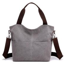 2019 New Fashion Casual Women Shoulder Purse Multi-purpose Canvas Tote Bag Crossbody Bag Shoulder Bags Bolso Mujer 2024 - buy cheap