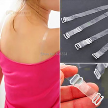hot -selling 5 Pair/lot Adjustable Invisible Transparent Clear Bra Strap free shipping LK-JD-10001 2024 - buy cheap