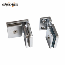 2pcs Zinc Alloy Glass Hinge Fit 5-8mm Thickness Showcase Glass Hinge Clip 90 Degree/180 Degree Display Cabinet Glass Hinge 2024 - buy cheap