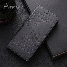 AMMYKI 5.5'For Asus ZE554KL case Fine twill Fragrant floral flip leather phone back cover 5.5'For asus zenfone 4 ze554kl case 2024 - buy cheap