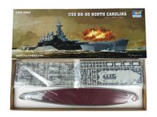 Trumpeter 05303 1/350 USS BB-55 North Carolina линкор Warship Model Kit 2024 - купить недорого