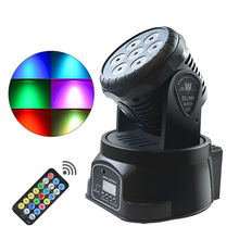 New Arrival RGB LED Stage Light Moving Head Beam Party Light DMX-512 Led Dj Xmas Christmas Sound Active DMX Disco Light 2024 - buy cheap