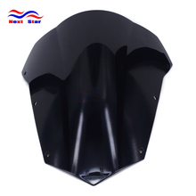 Motorcycle ABS Black Plastic Windshield Windscreen For YAMAHA FZ6 Fazer 2003 2004 2005 2006 2007 2008 2003-2008 2024 - buy cheap