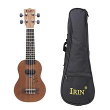 IRIN 17 Inch 12 Frets Sapele Spruce Ukulele Guitar 4 Strings Hawaiian Guitar Musical Instruments with Bag for Beginners Gift 2024 - buy cheap