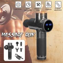Professional Fascia Guns Muscle Relaxation Massager Gym High Frequency Vibration Percussion Massage 4 massage heads 2024 - buy cheap