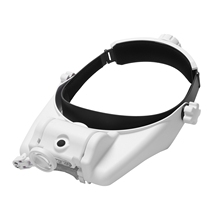 Rechargeable Adjustable Headband Eyeglass Magnifier Eyewear Loupe Magnifying Glass With Led Lamp Usb Cable For Reading Repair 2024 - buy cheap
